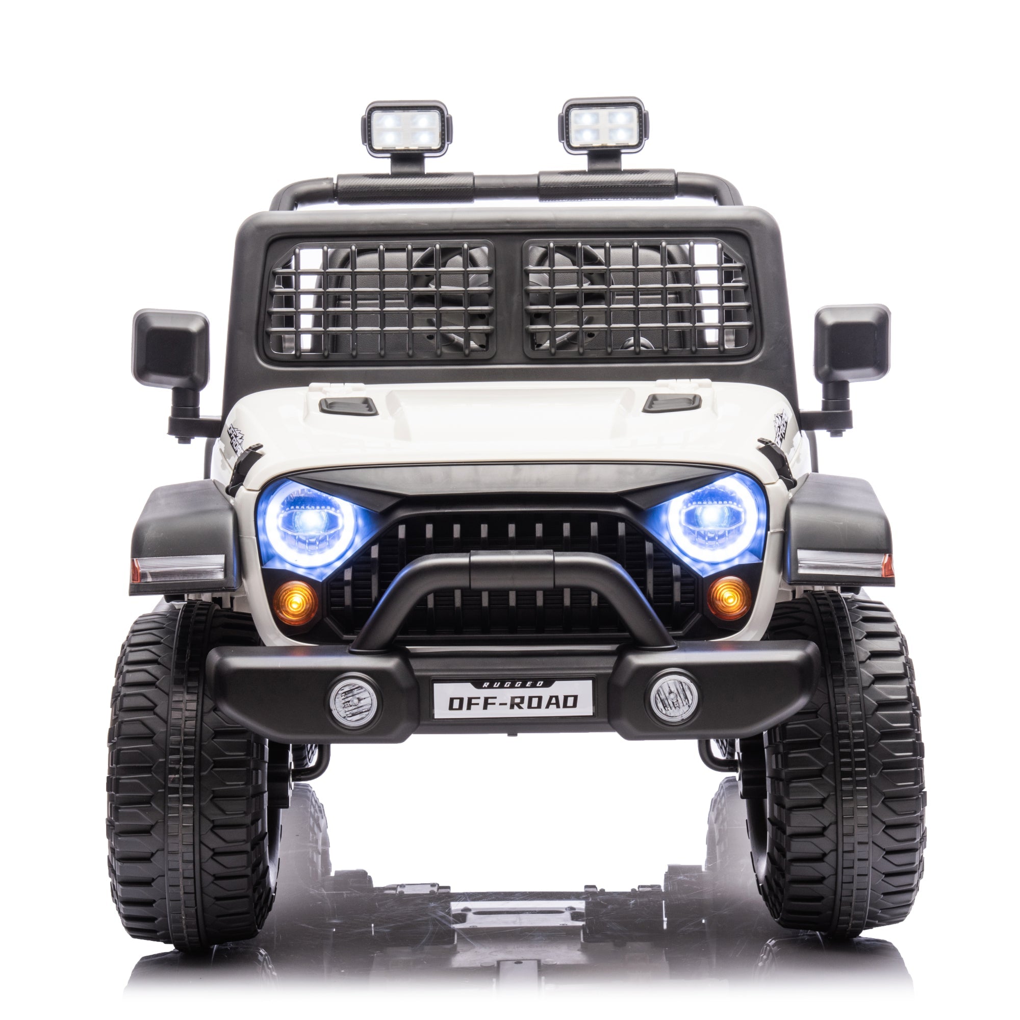 2026 Rugged Jeep Style 24V Kids Ride On Car with Remote Control
