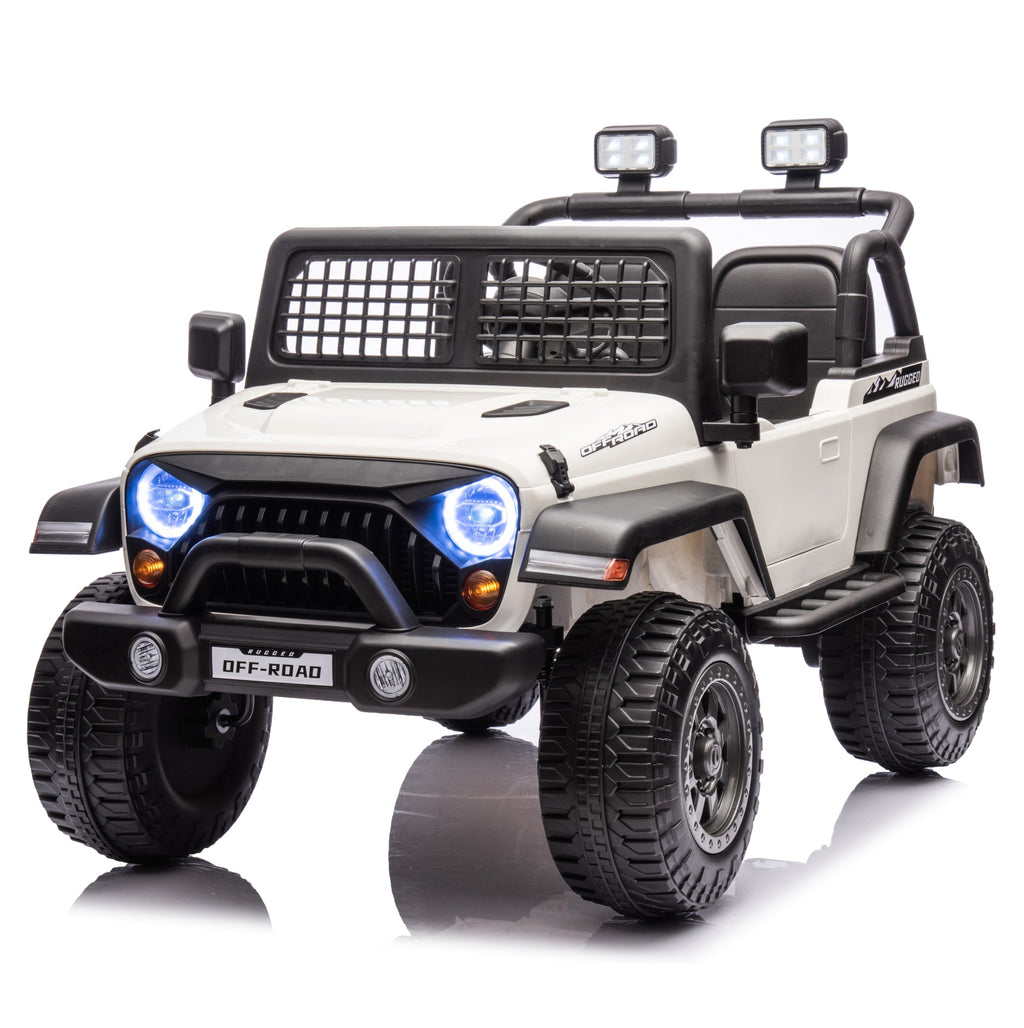 2026 Rugged Jeep Style 24V Kids Ride On Car with Remote Control