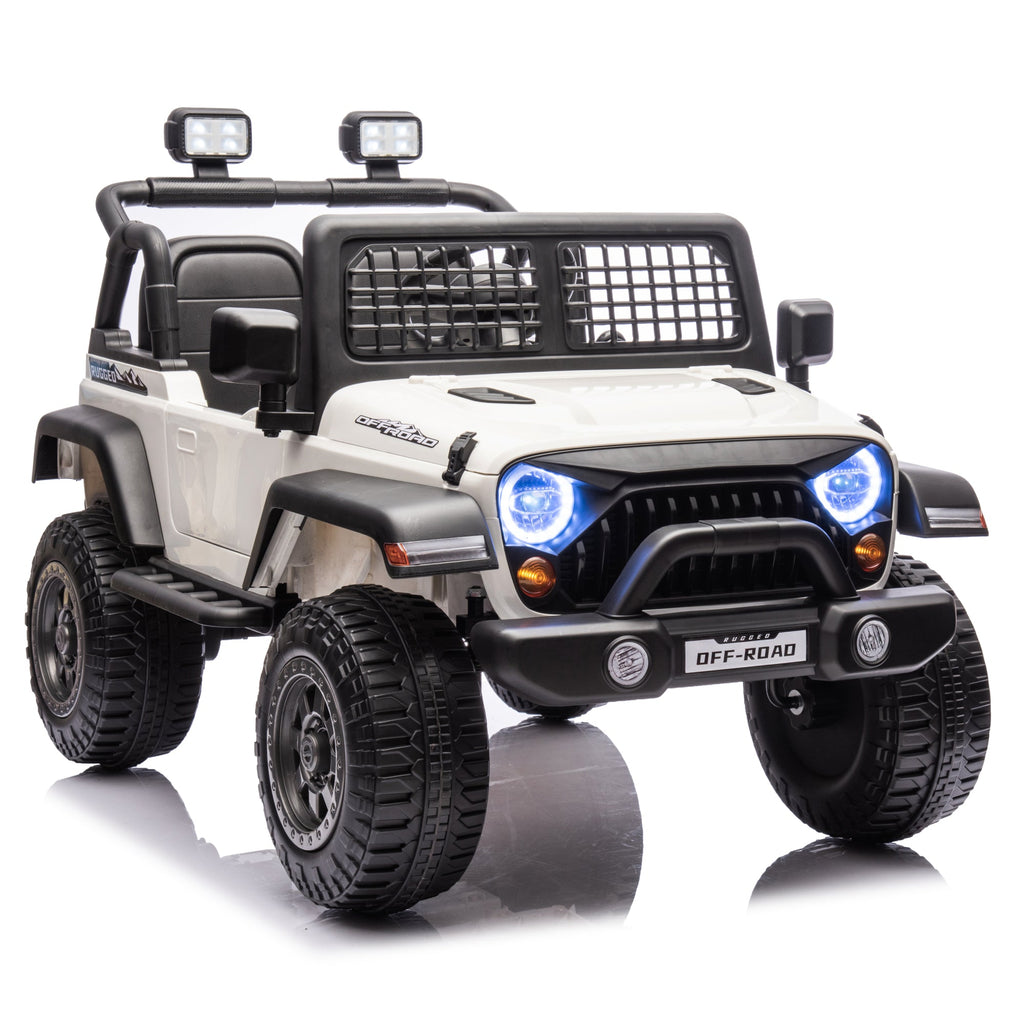 2026 Rugged Jeep Style 24V Kids Ride On Car with Remote Control
