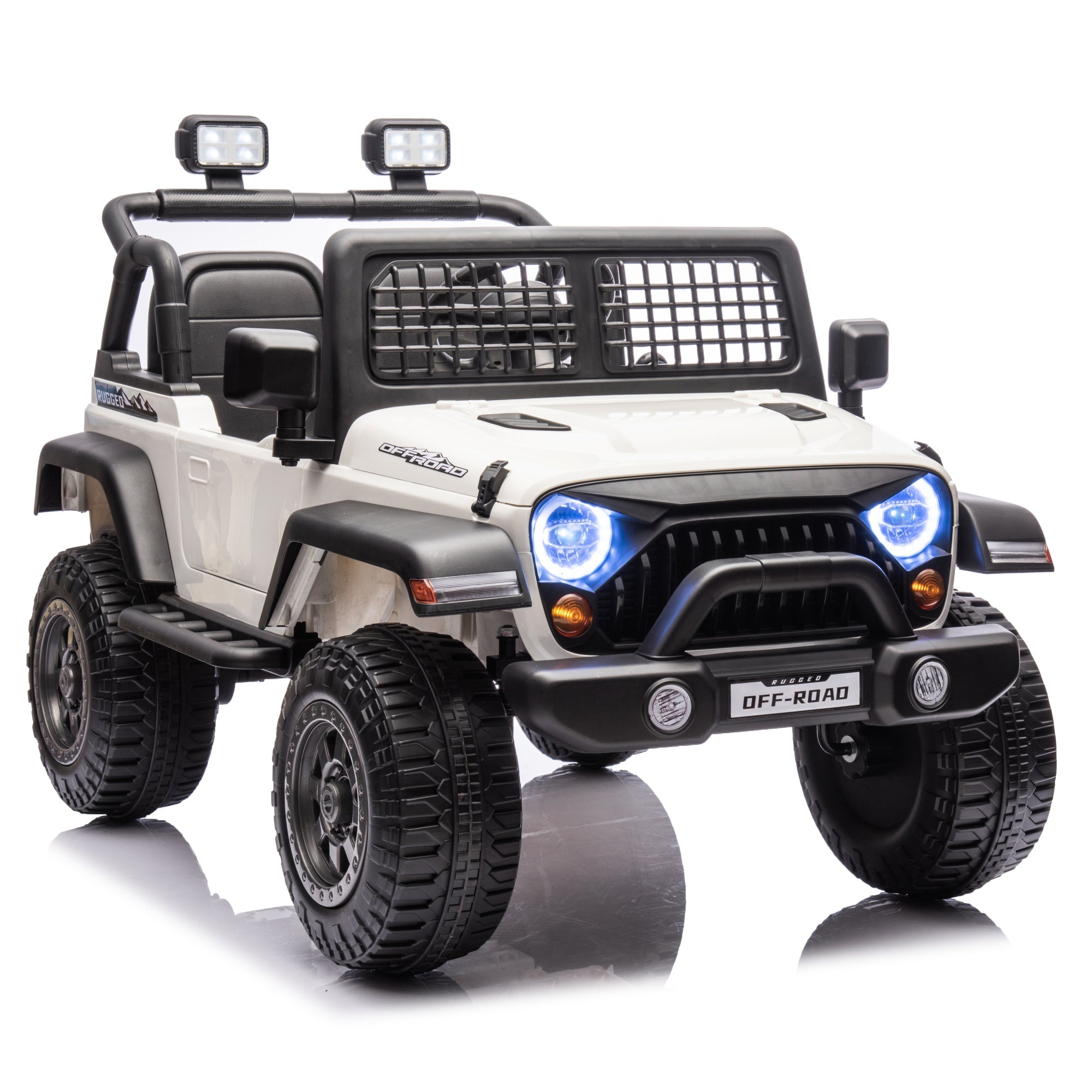 2026 Rugged Jeep Style 24V Kids Ride On Car with Remote Control