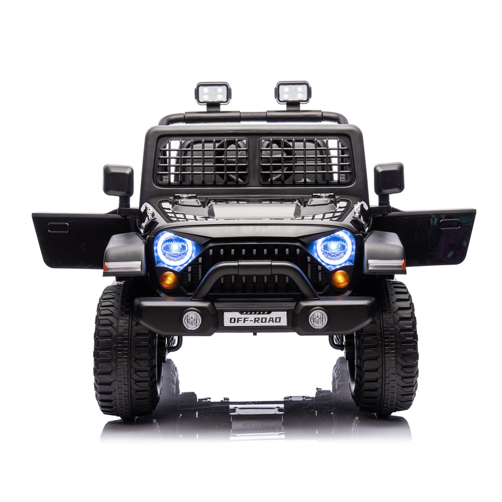 2026 Rugged Jeep Style 24V Kids Ride On Car with Remote Control