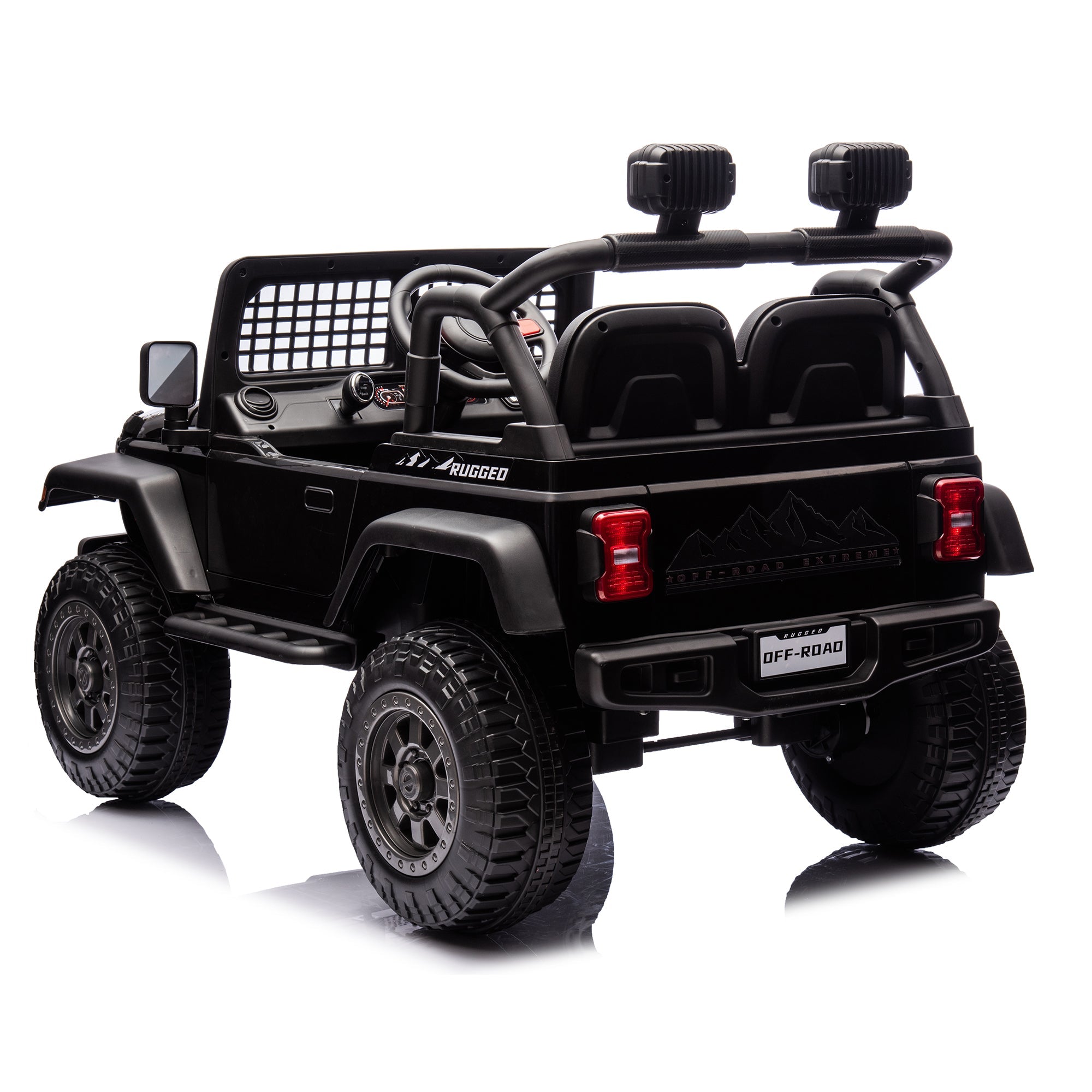 2026 Rugged Jeep Style 24V Kids Ride On Car with Remote Control