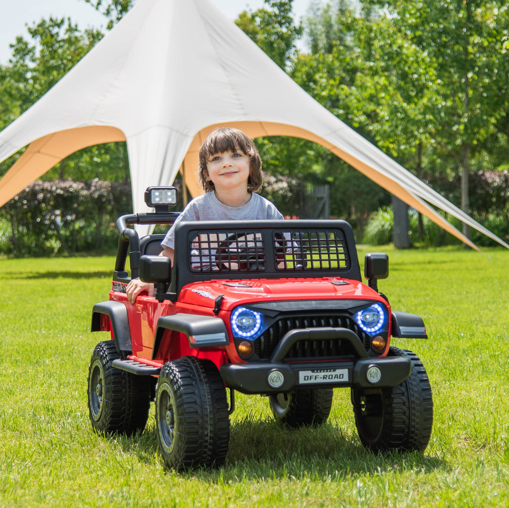 2026 Rugged Jeep Style 24V Kids Ride On Car with Remote Control