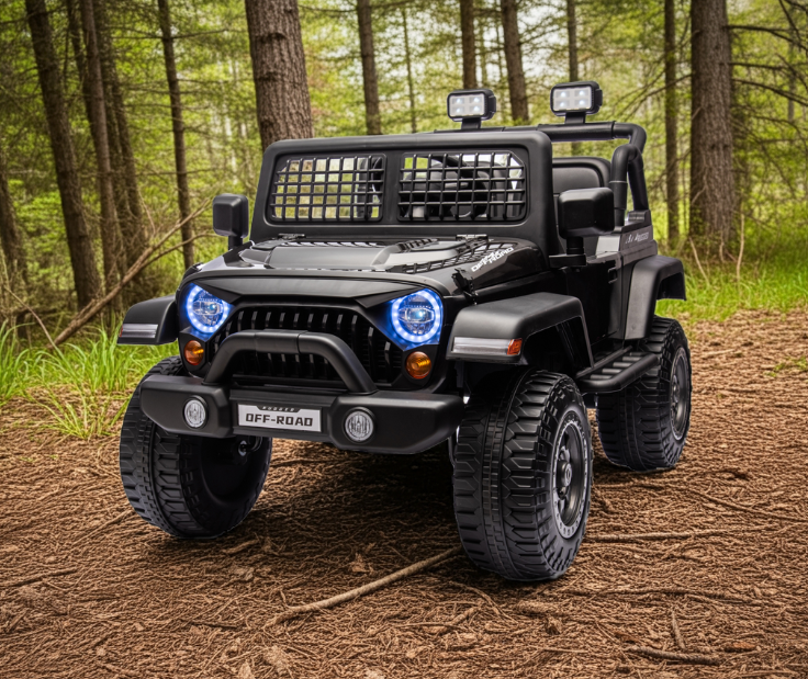 2026 Rugged Jeep Style 24V Kids Ride On Car with Remote Control