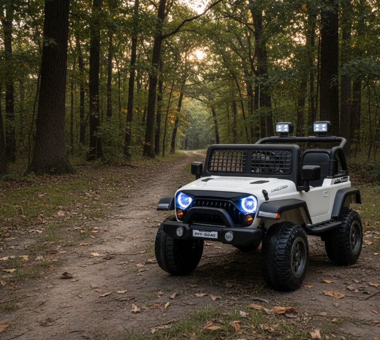 2026 Rugged Jeep Style 24V Kids Ride On Car with Remote Control