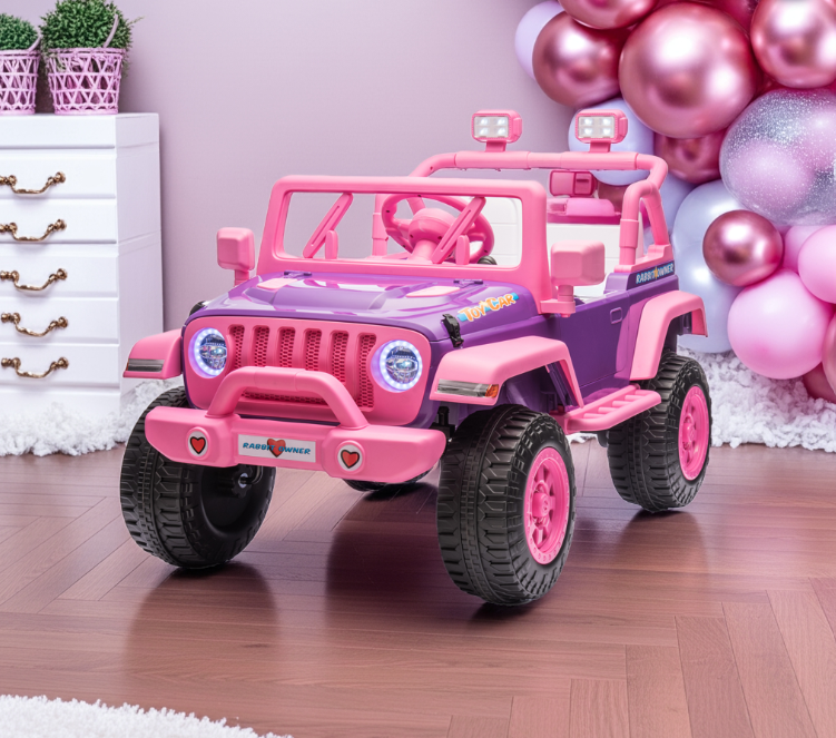 2026 Rugged Jeep Style 24V Kids Ride On Car with Remote Control